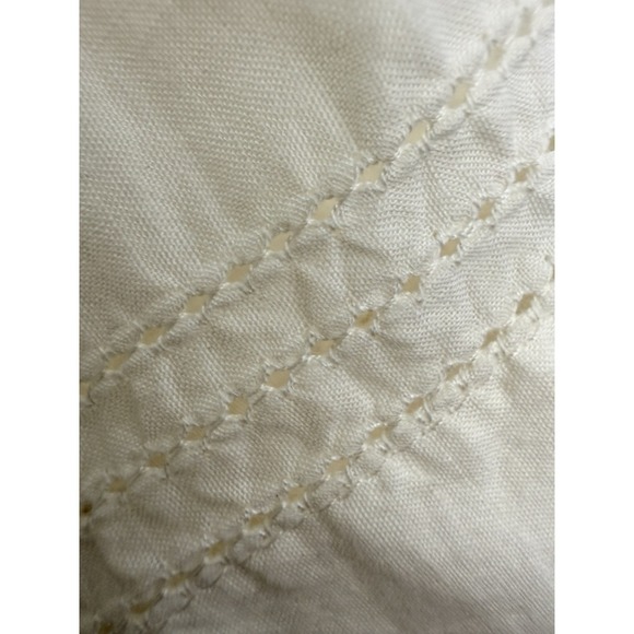 Ralph Lauren LRL  Skirt 14 A Line Off White Cotton Pintuck Cottagecore Prairie - Picture 10 of 11